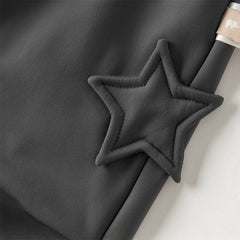 Dave&Bella Toddler Girls/Boys Winter Outdoor Purple/Grey Loose Drawstring Down Pants