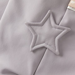 Dave&Bella Toddler Girls/Boys Winter Outdoor Purple/Grey Loose Drawstring Down Pants