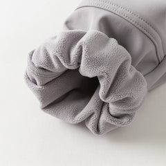 Dave&Bella Toddler Girls/Boys Winter Outdoor Purple/Grey Loose Drawstring Down Pants