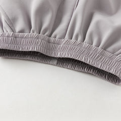 Dave&Bella Toddler Girls/Boys Winter Outdoor Purple/Grey Loose Drawstring Down Pants