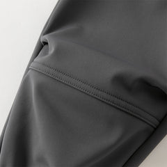 Dave&Bella Toddler Girls/Boys Winter Outdoor Purple/Grey Loose Drawstring Down Pants