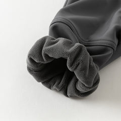 Dave&Bella Toddler Girls/Boys Winter Outdoor Purple/Grey Loose Drawstring Down Pants