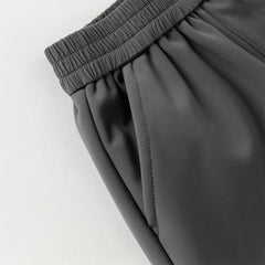 Dave&Bella Toddler Girls/Boys Winter Outdoor Purple/Grey Loose Drawstring Down Pants