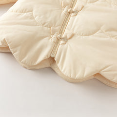 Dave&Bella Toddler Girls Cute Yellow Butterfly-Style Shawl-Collar Hooded Padded Coats