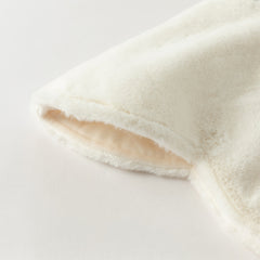 Dave&Bella Toddler Girls Winter Cute Beige Plush-lined Hooded Capes