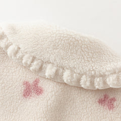 Dave&Bella Toddler Girls Pretty Floral Print Outwear Soft Plush Jackets