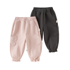 Dave&Bella Toddler Girls Autumn Sweet Outdoor Drawstring Sweatpants