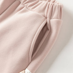 Dave&Bella Toddler Girls Autumn Sweet Outdoor Drawstring Sweatpants