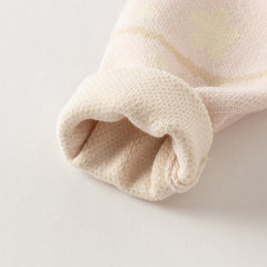 Dave&Bella Toddler Girls Sweet Pink Long-sleeved Turtle Pullover Sweaters Tops