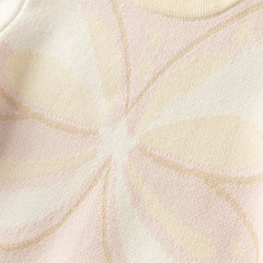 Dave&Bella Toddler Girls Sweet Pink Long-sleeved Turtle Pullover Sweaters Tops