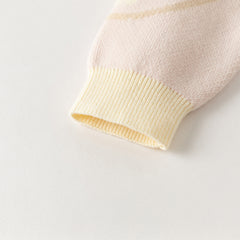 Dave&Bella Toddler Girls Sweet Pink Long-sleeved Turtle Pullover Sweaters Tops