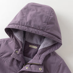 Dave&Bella Kids Girls/Boys Winter Cozy Outwear Plush-lined Hooded Padded Jackets