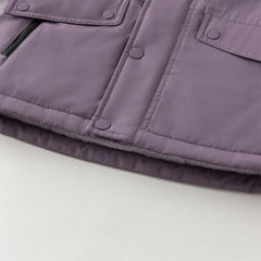 Dave&Bella Kids Girls/Boys Winter Cozy Outwear Plush-lined Hooded Padded Jackets