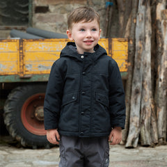 Dave&Bella Kids Girls/Boys Winter Cozy Outwear Plush-lined Hooded Padded Jackets