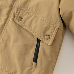 Dave&Bella Kids Girls/Boys Winter Cozy Outwear Plush-lined Hooded Padded Jackets