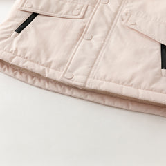 Dave&Bella Kids Girls/Boys Winter Cozy Outwear Plush-lined Hooded Padded Jackets