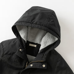 Dave&Bella Kids Girls/Boys Winter Cozy Outwear Plush-lined Hooded Padded Jackets