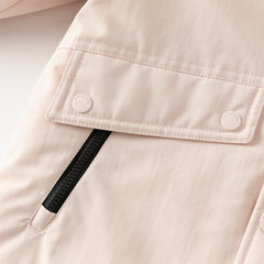 Dave&Bella Kids Girls/Boys Winter Cozy Outwear Plush-lined Hooded Padded Jackets