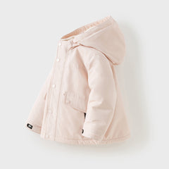 Dave&Bella Kids Girls/Boys Winter Cozy Outwear Plush-lined Hooded Padded Jackets