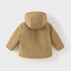 Dave&Bella Kids Girls/Boys Winter Cozy Outwear Plush-lined Hooded Padded Jackets