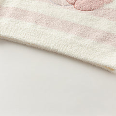 Dave&Bella Toddler Girls Winter Sweet Pink Striped Soft Sweaters Tops