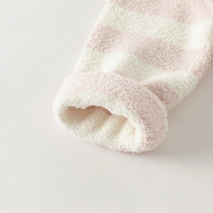 Dave&Bella Toddler Girls Winter Sweet Pink Striped Soft Sweaters Tops