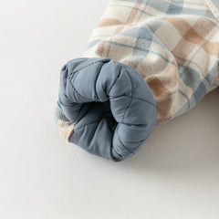 Dave&Bella Toddler Boys Winter Classic Plaid Padded Shirts Tops