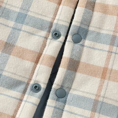 Dave&Bella Toddler Boys Winter Classic Plaid Padded Shirts Tops