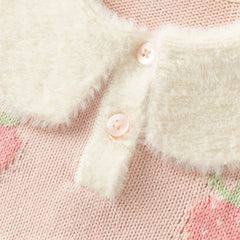 Dave&Bella Toddler Girls Versatile Stylish Sweet Pink Soft Sweaters Tops