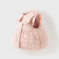 Dave&Bella Toddler Girls Sweet Pink Sleeveless Cozy Padded Vest Tops