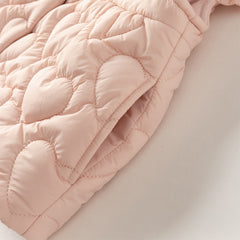 Dave&Bella Toddler Girls Sweet Pink Sleeveless Cozy Padded Vest Tops