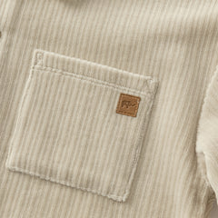 Dave&Bella Kids Boys Autumn Apricot/Blue/Purple College-style Shirts Tops