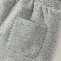 Dave&Bella Toddler Girls/Boys Winter Cute Pink/Grey Outwear Warm Padded Pants