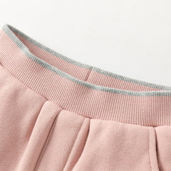 Dave&Bella Toddler Girls/Boys Winter Cute Pink/Grey Outwear Warm Padded Pants