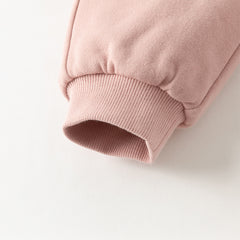 Dave&Bella Toddler Girls/Boys Winter Cute Pink/Grey Outwear Warm Padded Pants