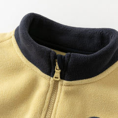 Dave&Bella Toddler Girls/Boys Winter Casual Turtle Soft Fleece Sweatshirts Tops