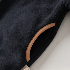 Dave&Bella Toddler Girls/Boys Winter Casual Turtle Soft Fleece Sweatshirts Tops