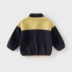 Dave&Bella Toddler Girls/Boys Winter Casual Turtle Soft Fleece Sweatshirts Tops