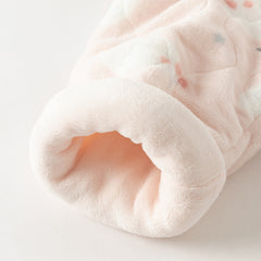 Dave&Bella Toddler Girls Cute Pink Swan Print Indoor Plush Pajamas