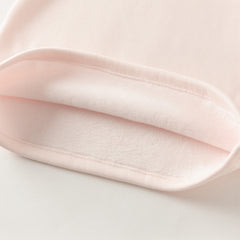 Dave&Bella Toddler Girls Winter Adorable Pink/White Lace Collar T-shirts Tops