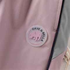 Dave&Bella Toddler Girls Autumn Outdoor Waterproof Sports Drawstring Cargo Pants