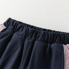 Dave&Bella Toddler Girls Autumn Outdoor Waterproof Sports Drawstring Cargo Pants