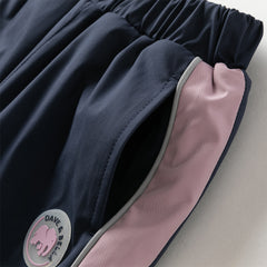 Dave&Bella Toddler Girls Autumn Outdoor Waterproof Sports Drawstring Cargo Pants