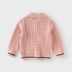 Dave&Bella Kids Autumn Girls Soft Pullover Sweaters Tops