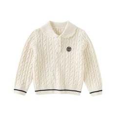 Dave&Bella Kids Autumn Girls Soft Pullover Sweaters Tops