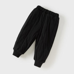 Dave&Bella Toddler Girls Winter Versatile Outdoor Sports Padded Drawstring Pants