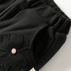 Dave&Bella Toddler Girls Winter Versatile Outdoor Sports Padded Drawstring Pants