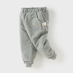 Dave&Bella Toddler Girls Winter Versatile Outdoor Sports Padded Drawstring Pants