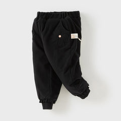 Dave&Bella Toddler Girls Winter Versatile Outdoor Sports Padded Drawstring Pants