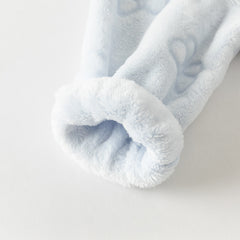 Dave&Bella Toddler Girls Gentle Blue Soft Plush Indoor Pajamas